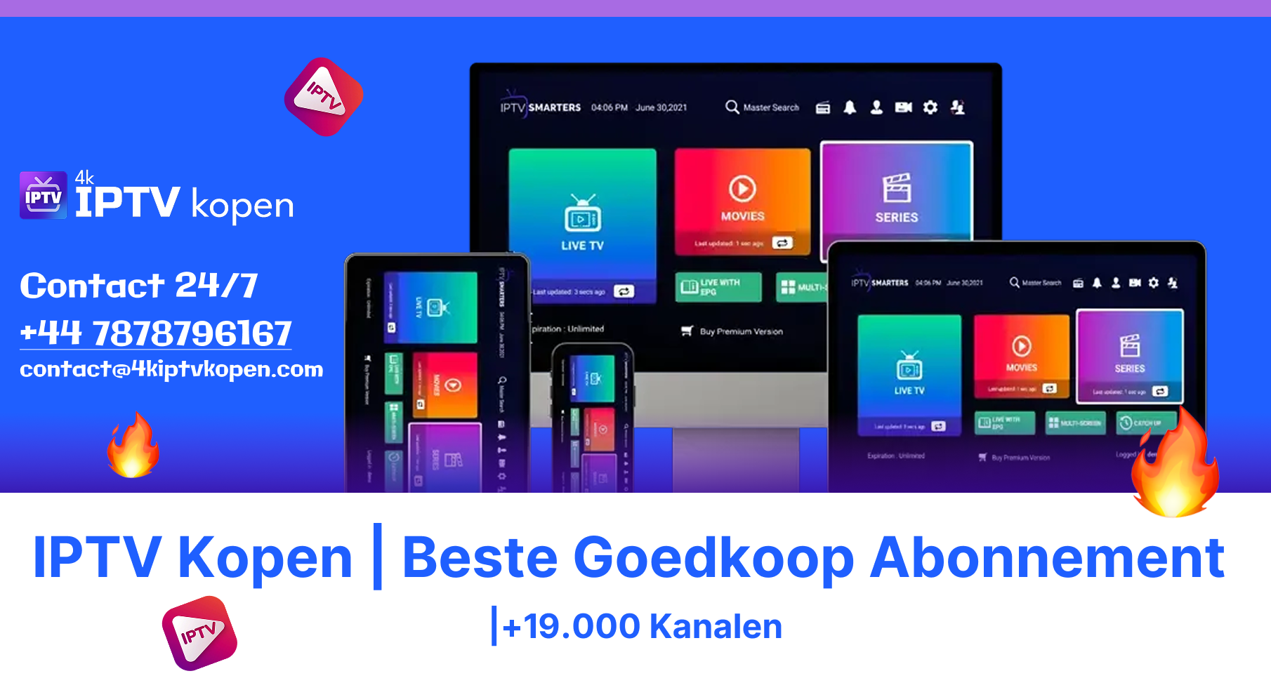 IPTV Kopen | Beste Goedkoop Abonnement |+19.000 Kanalen