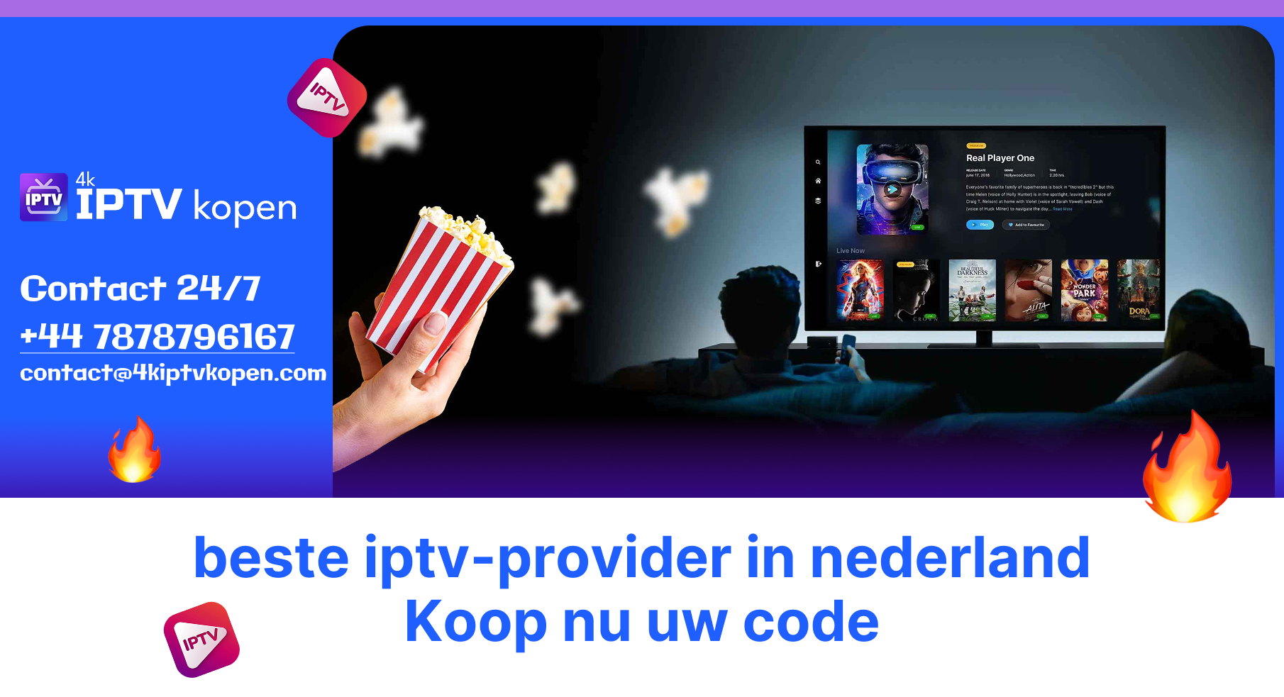 Beste IPTV-provider in Nederland – Koop nu uw code!